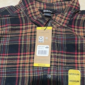 Eddie Bauer Multicolor Plaid Flannel Shirt NWT Medium
